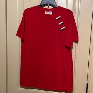 Francesca Sottini Red Short Sleeve Women's Tee
